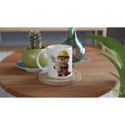 Tasse « Chaud dès 7 h du matin » Jojo 3D – mug humour Novalyt