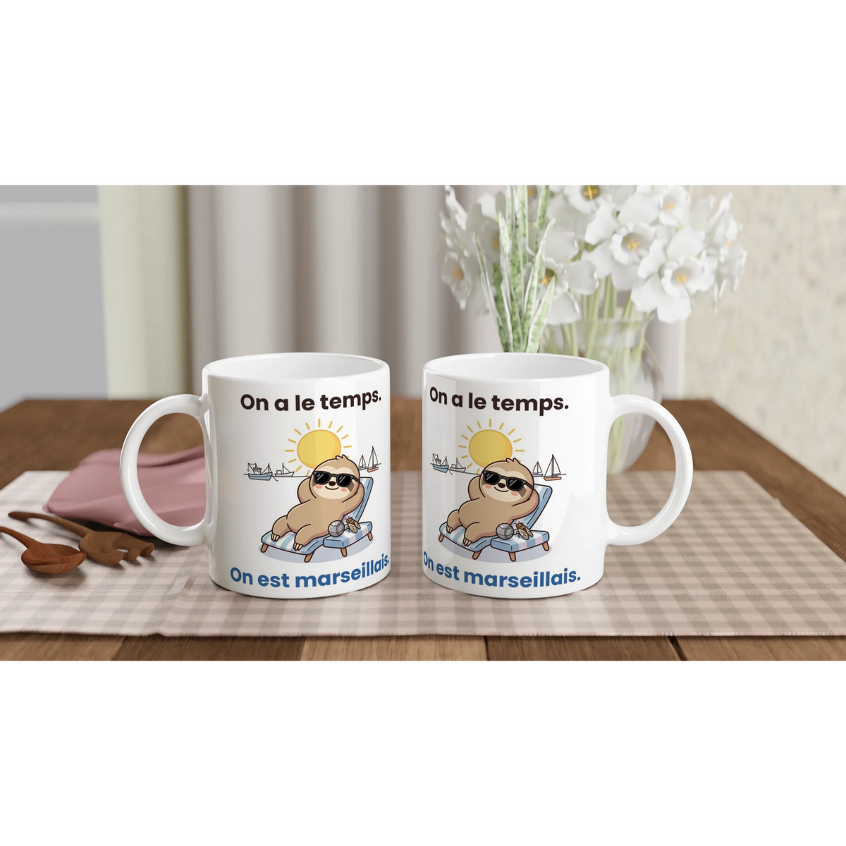 Tasse « On est marseillais » – idée cadeau Marseillais