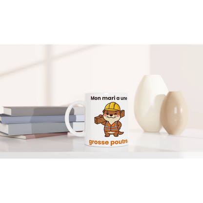 Tasse Jojo la loutre bricoleur – idée cadeau