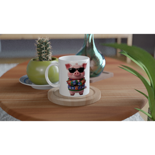 Tasse Noël « Mon pull est moche mais ta tasse est stylée » Jason 3D – côté dessin