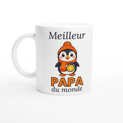 Tasse « Meilleur Papa du monde » – Nono le pingouin – vue de face