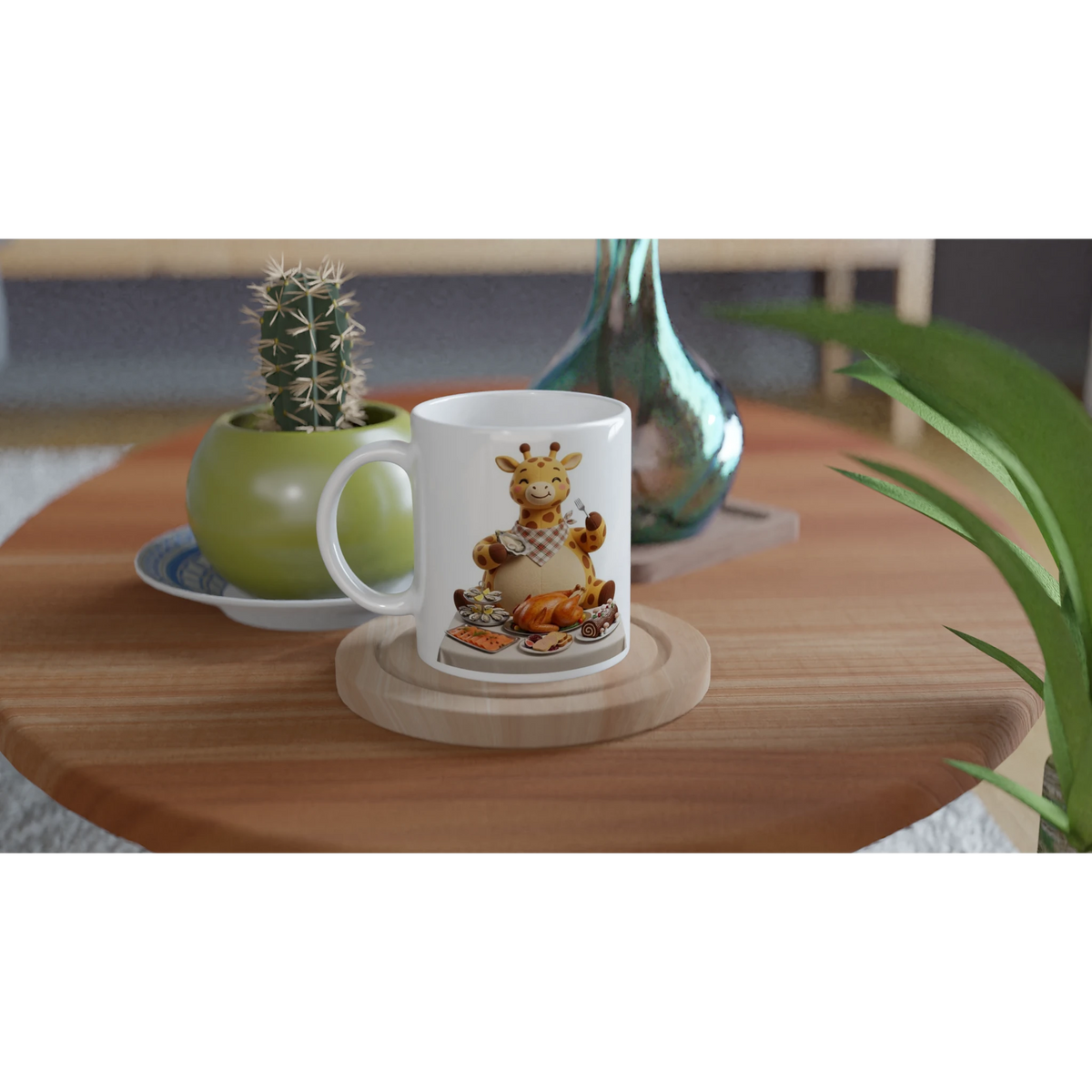 Tasse Noël « Le régime ? Après les fêtes » Gigi 3D – côté dessin