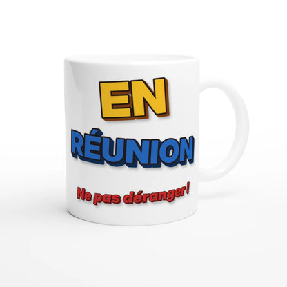Tasse « En réunion » Molo 3D – idée cadeau collègue de bureau