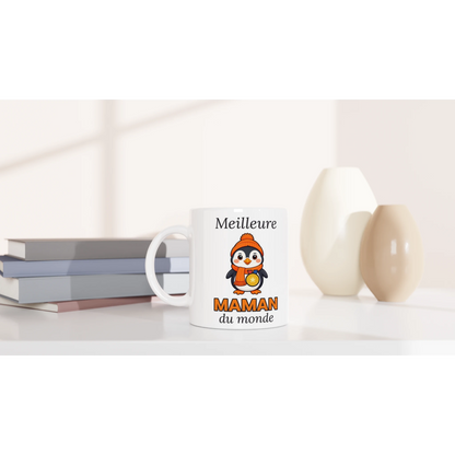 Tasse « Meilleure Maman du monde » – Nono le pingouin – idée cadeau