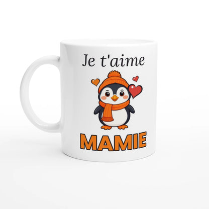 Tasse « Meilleure Mamie du monde » – Nono le pingouin – vue de face