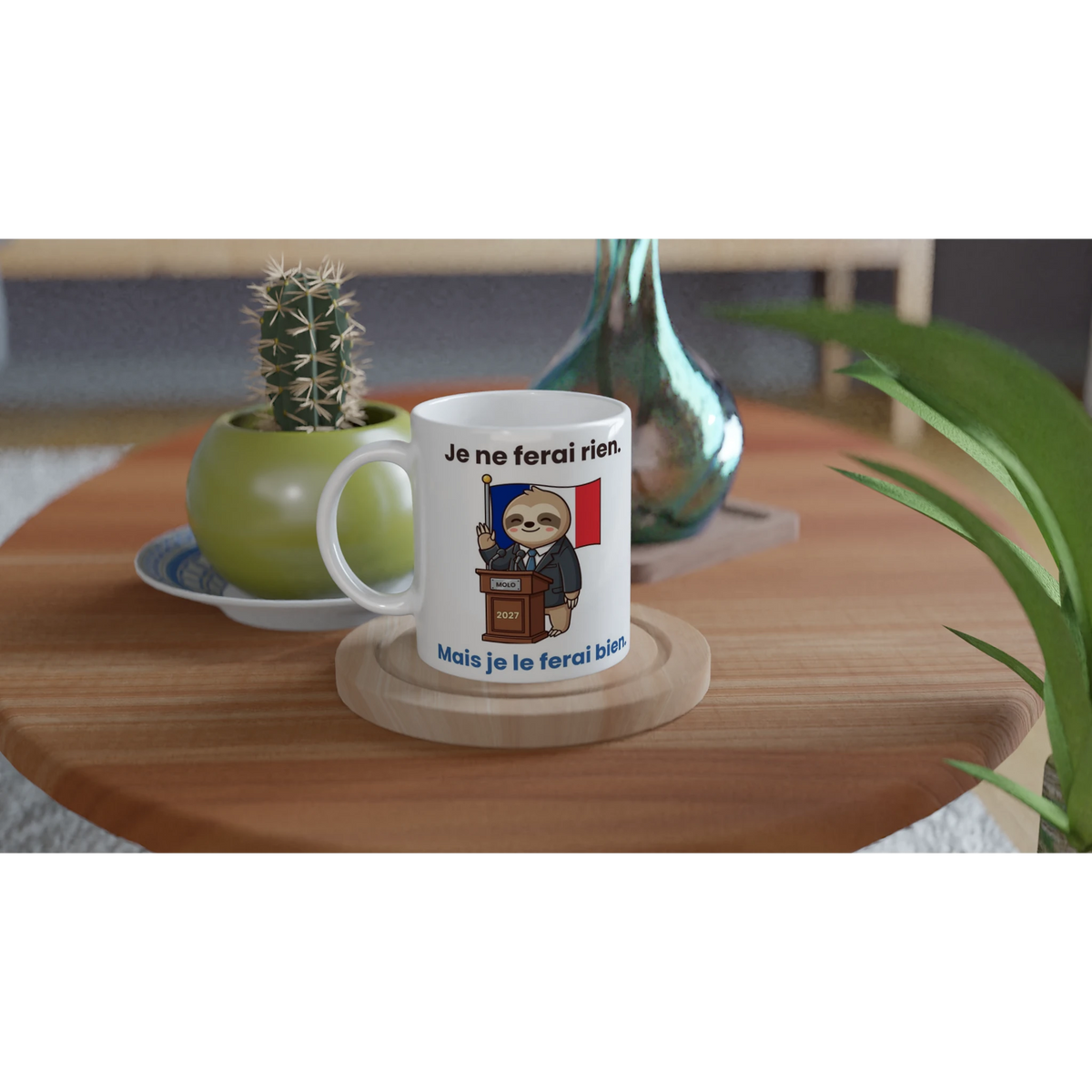 Tasse « Je ne ferai rien. Mais je le ferai bien. » – Molo 2027 – idée cadeau