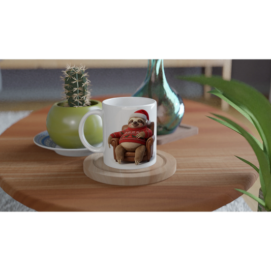 Tasse Noël « J’ai fini la bûche » Molo 3D – côté dessin