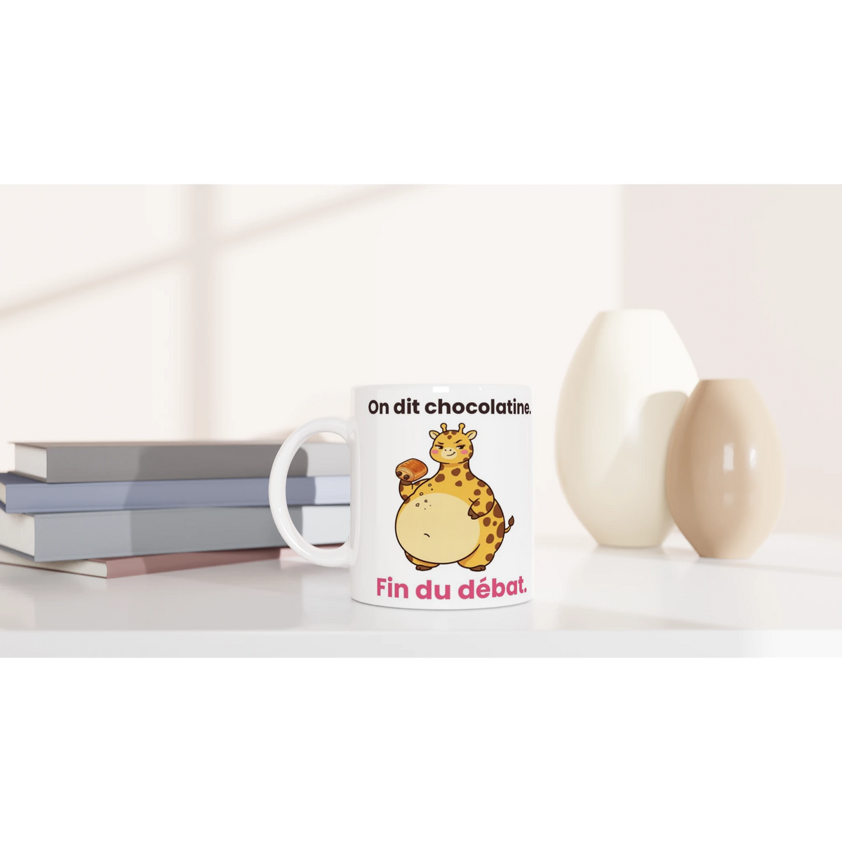Tasse « On dit chocolatine » – Gigi la girafe – idée cadeau