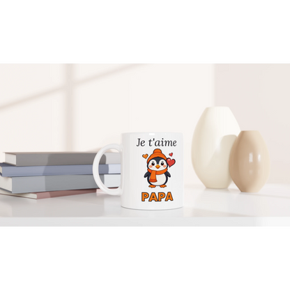 Tasse « Je t'aime Papa » – Nono le pingouin – idée cadeau