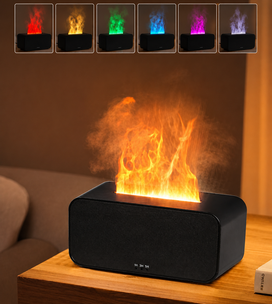Diffuseur d’Atmosphère "Novalyt" – Humidificateur Effet Flamme Transformez l'ambiance de votre intérieur en un instant.